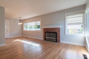 6116 SE Center St, Living With Fireplace View 3