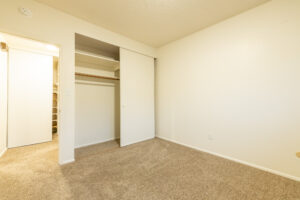 6235 SW Burlingame Ave #203 Bedroom with two wardrobes